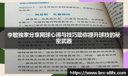李敏独家分享网球心得与技巧助你提升球技的秘密武器